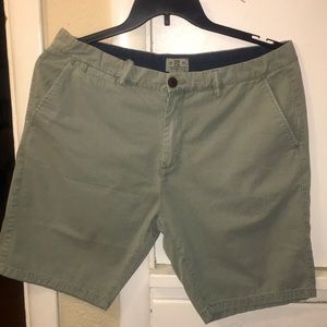 Men’s light green 5 pocket shorts